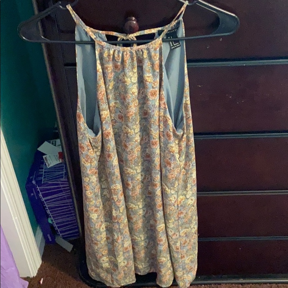 Forever 21 floral halter dress